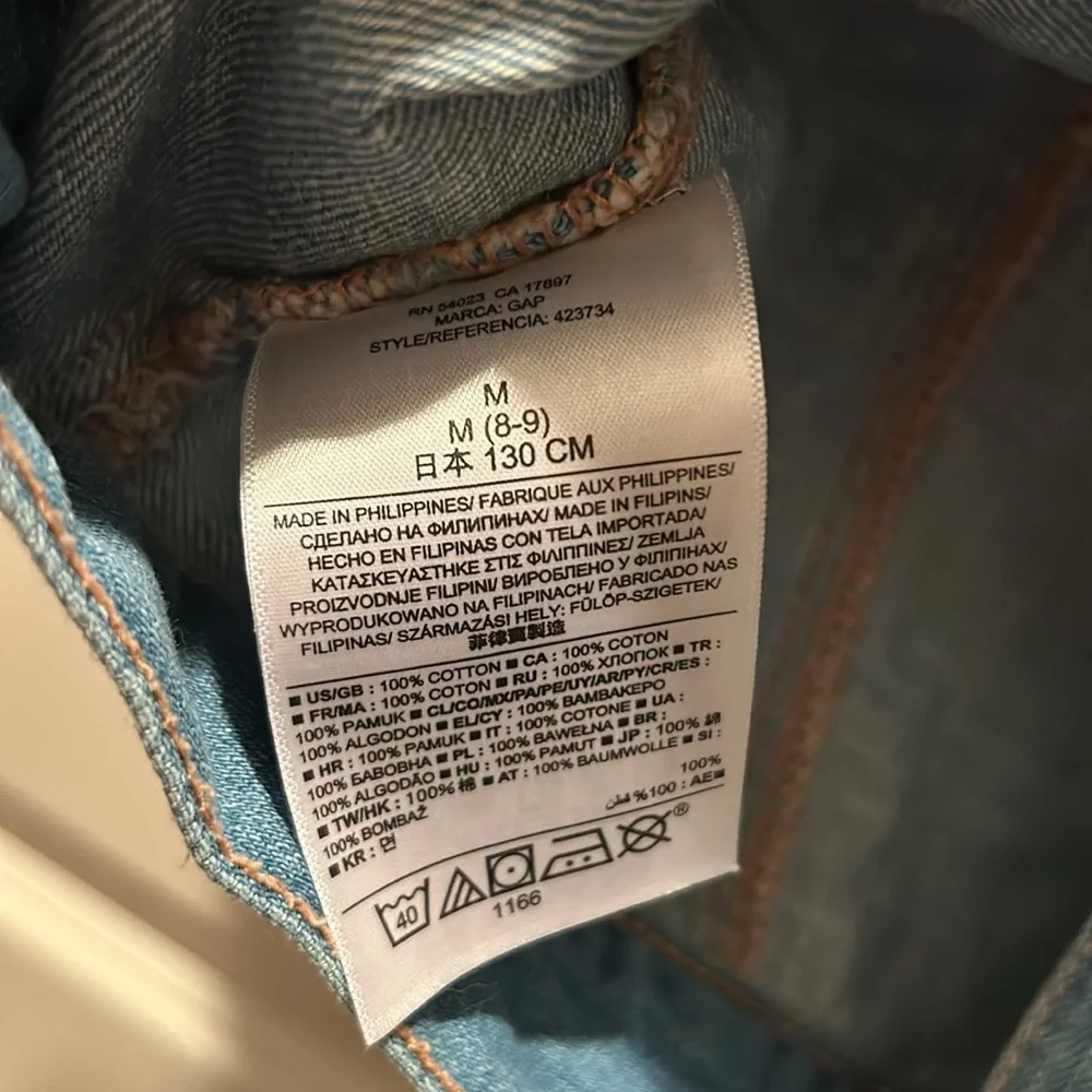 GAP Kids Girls Denim Vest M